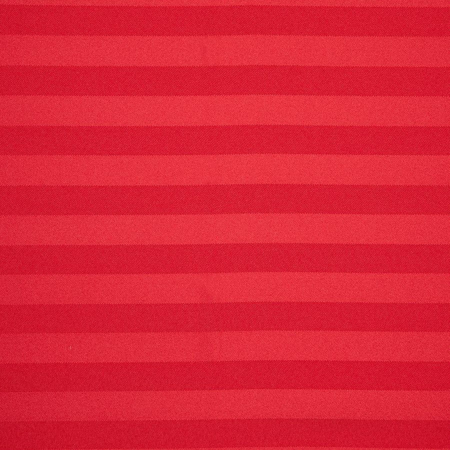 Imperial Stripe Red tablecloths and overlay